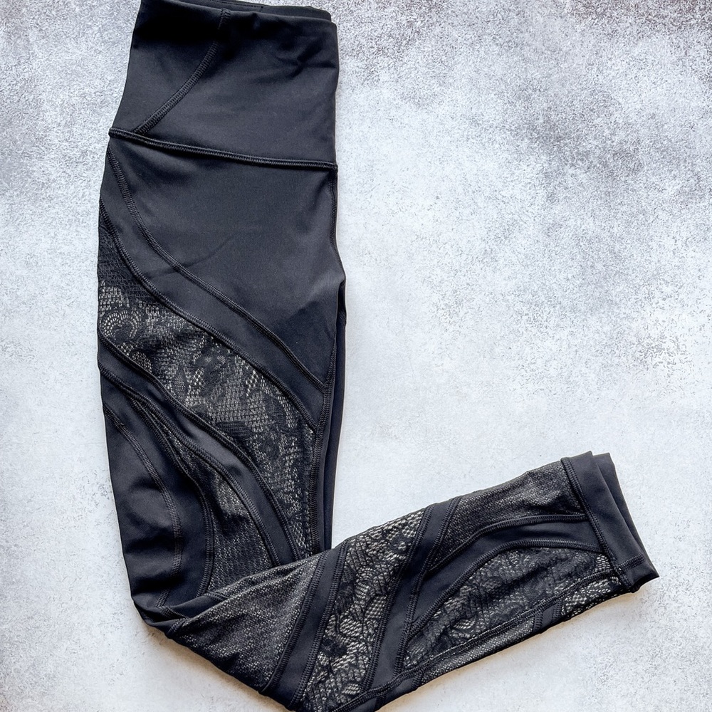 New LULULEMON Wunder Under Tight 25” Lace - 4